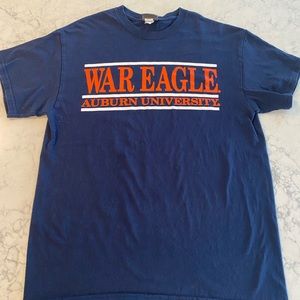 Auburn University War Eagle T-Shirt, Size Medium